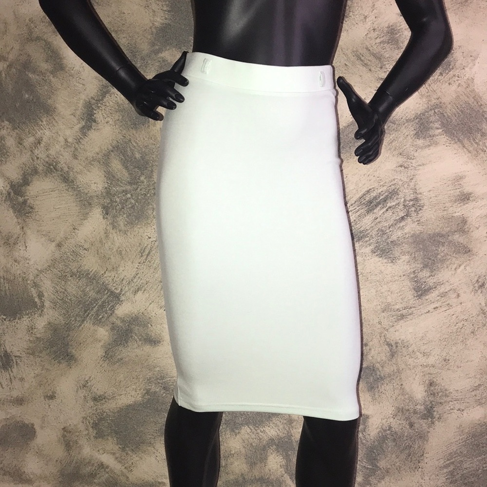 NWOT H&M Mint Stretch Pencil Skirt S